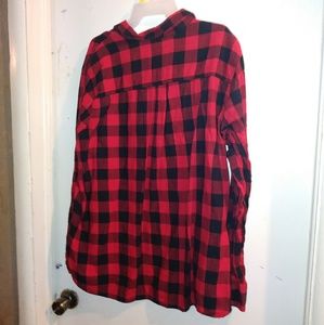 Long sleeve flannel shirt